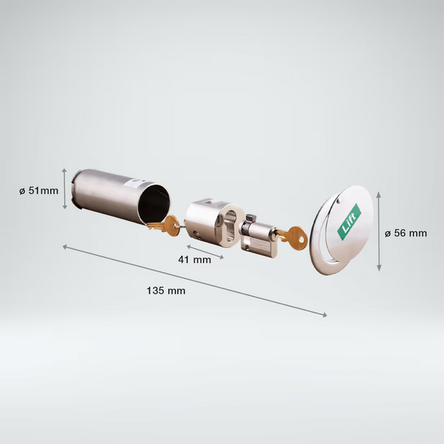 Rohrtresor PZ Light Maße